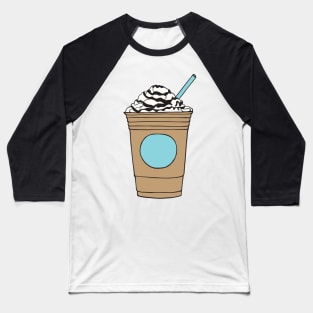 Blended Frappe Illustration Baseball T-Shirt